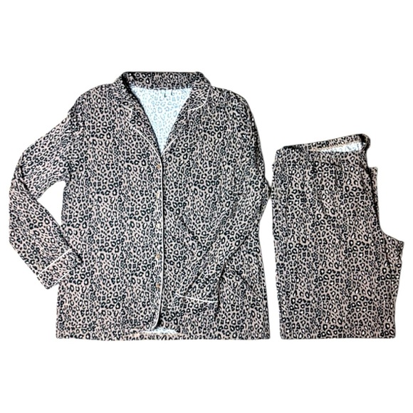 Nordstrom | Animal Print Pajama Set XL - Picture 2 of 11